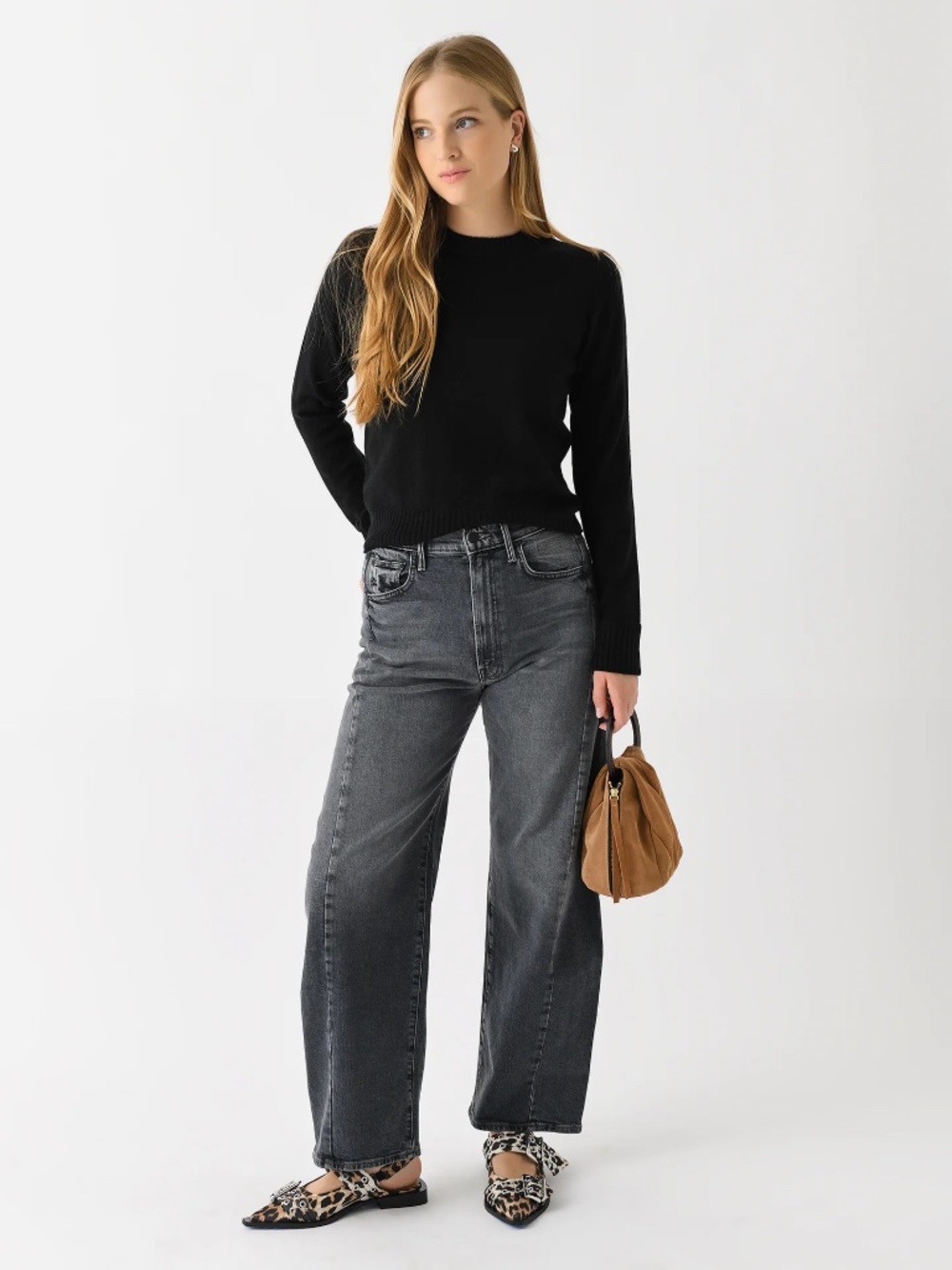 VINCE Women's Wool Cashmere Crew Neck Sweater - size small - NWT - Picture 2 of 2